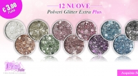 12 Nuove Polveri Glitter Extra Plus