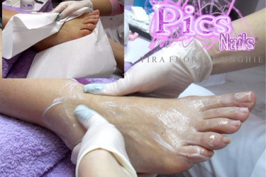 aesthetic pedicure lotion massage