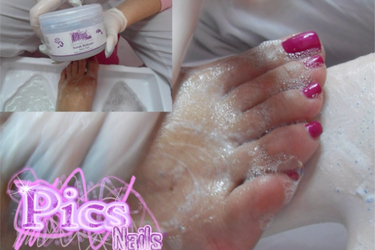 aesthetic pedicure scrub