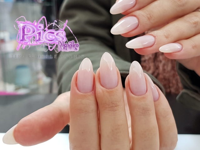 Baby Boomer French Ombre- press on nails – Queen Custom Claws