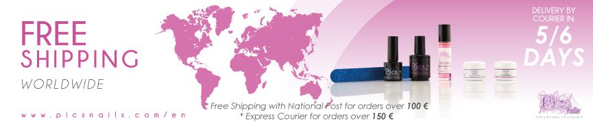 Pics Nails Free Shipping Worldwide valid for order over 100€