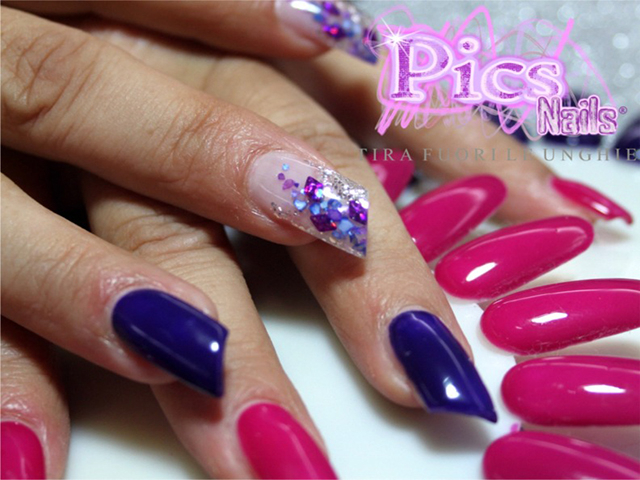 Bicolours Nails