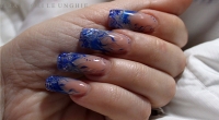 Blue Nails Extension