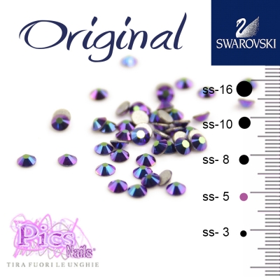 Brillantini Unghie Swarovski Scarabeo 1,7 mm 50 Pz SS-5