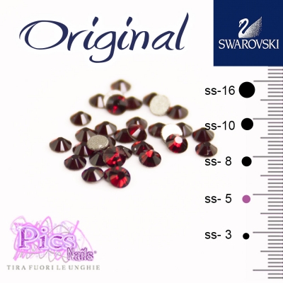 Brillantini Unghie Swarovski Siam 1,7 mm 50 Pz SS-5