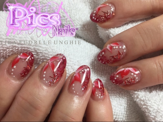 Christmas Nail Art Underglass