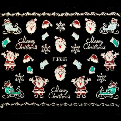 Christmas Nails Stickers 5