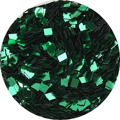 Chunky Glitter Square Green