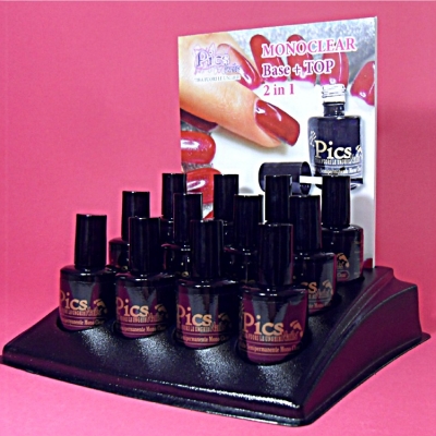 Clear Gel Nail Polish Rack 12 pcs