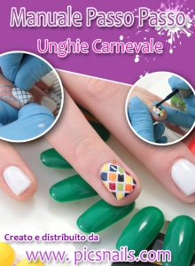 copertina manuale nail art carnevale