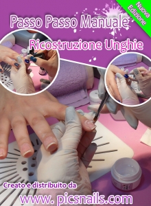 copertina manuale ricostruzione unghie gel pics nails