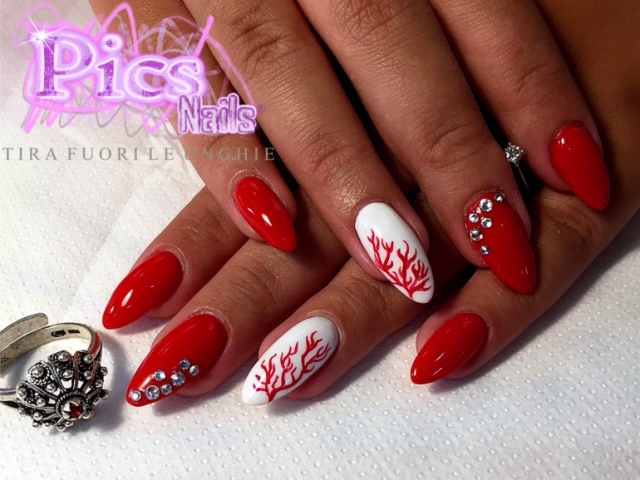 3. Coral Nail Art Tutorial - wide 11