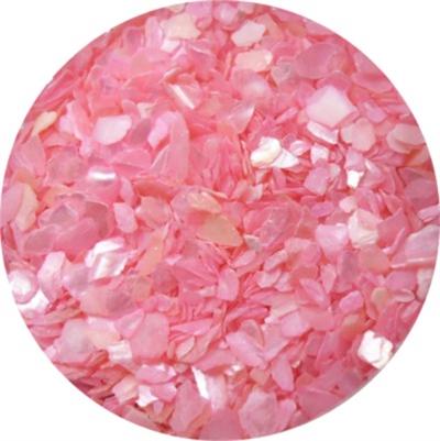 Crushed Shell Nail Pink