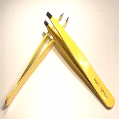 Eyebrows Tweezers Yellow