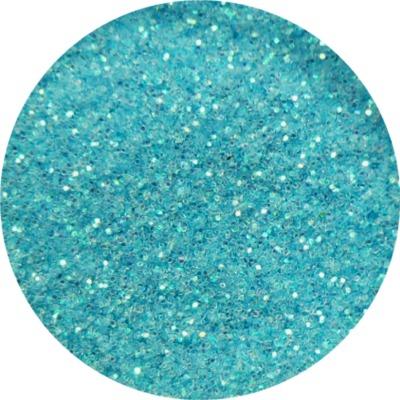 Fine Glitter Nails Pale-Blue