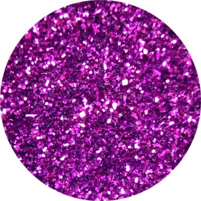 Fine Glitter Nails Purple
