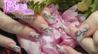 Floral Bride Nail Art