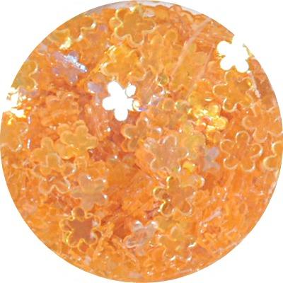 Flowers Glitter Orange