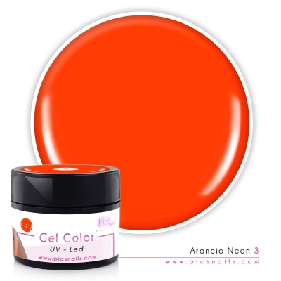 Gel Color Arancio Neon 3 - Premium Quality