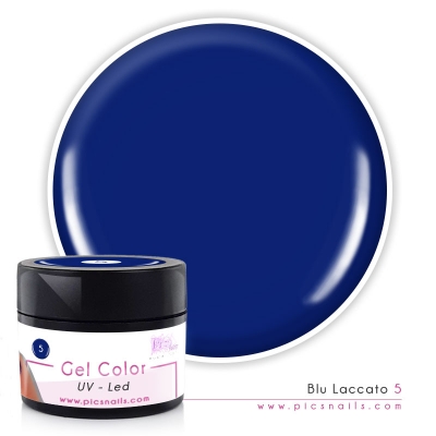 Gel Color Blu Laccato 5