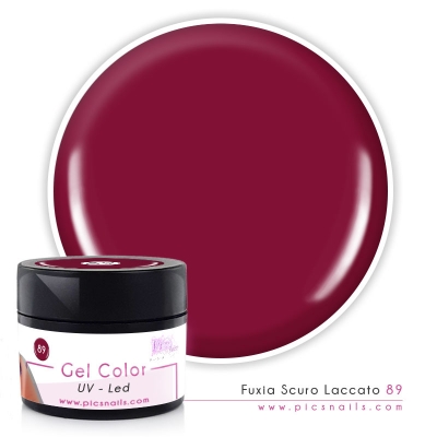 Gel Color Fuxia Scuro Laccato 89 - Premium Quality