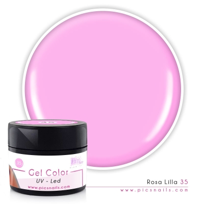 Gel Color Rosa Lilla Laccato 35 - Premium Quality