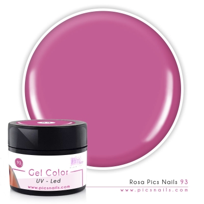 Gel Color Rosa Pics Nails 93 - Premium Quality