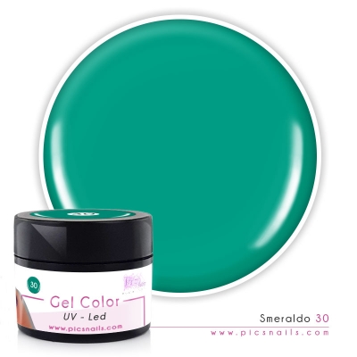 Gel Color Smeraldo Laccato 30