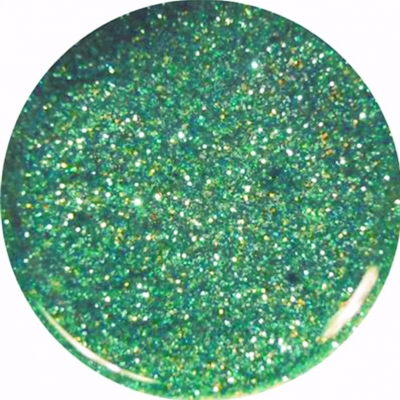 Gel Glitter Verde Argento 61