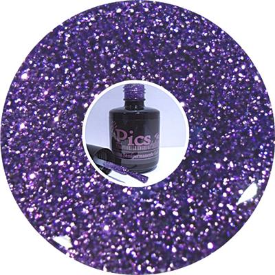 Gel Nail Polish Glitter Purple 75 10 ML
