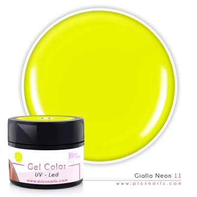 Gel Nails Color Neon Yellow 11 - Premium Quality