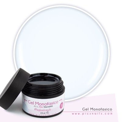 Gel Unghie Monofasico Uv -LED All in Alta Viscosità 15 ml