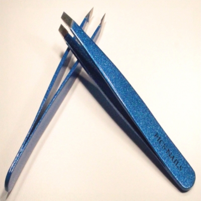 Glitter Eyebrows Tweezers Blue