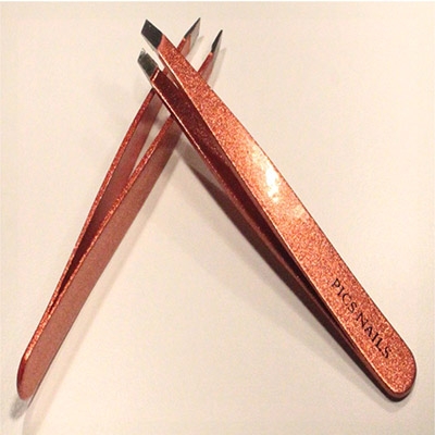 Glitter Eyebrows Tweezers Bronze