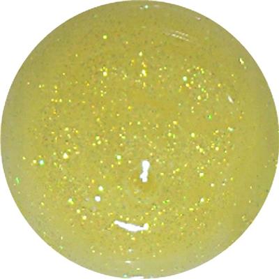 Glitter Gel Nails Clear Yellow 51