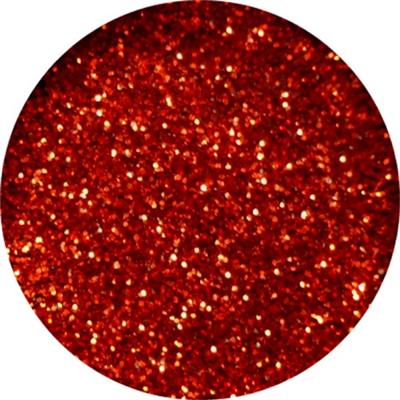 Glitter Nail Art Dark Red