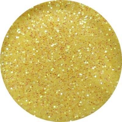 Glitter Nail Art Light Yellow