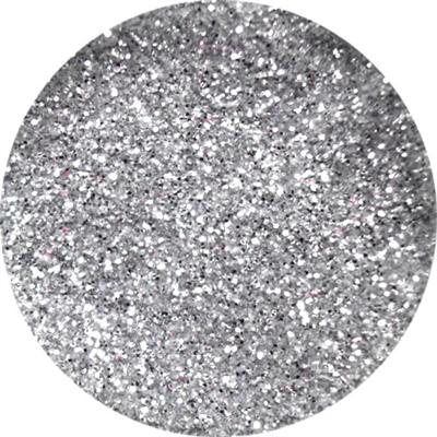 Glitter Nail Art Silver