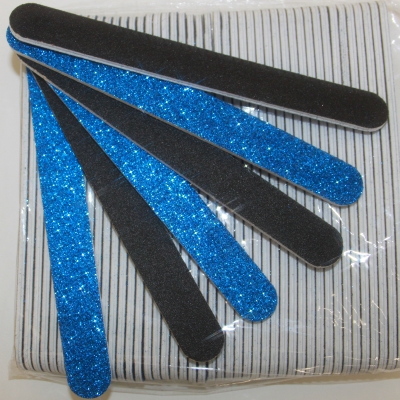 Glitter Nail File Blue 240