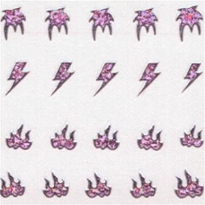 Holographic Nails Stickers 5