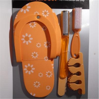 Manicure and Pedicure Set Orange