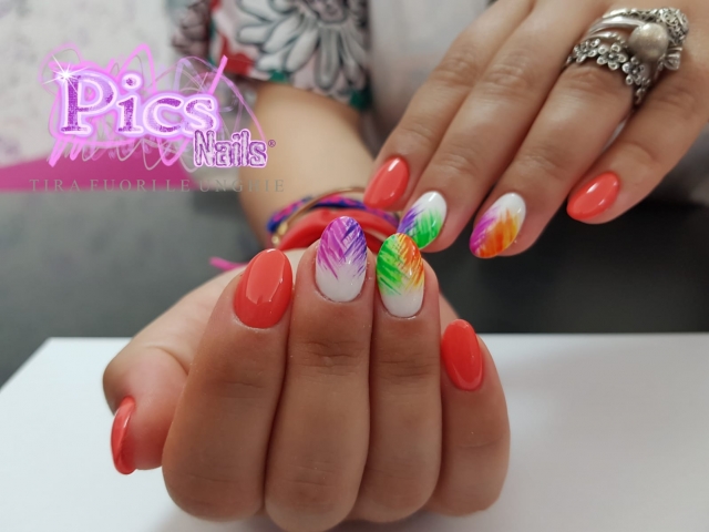 Multicolor Nail Art