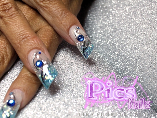 Nail Art Argento