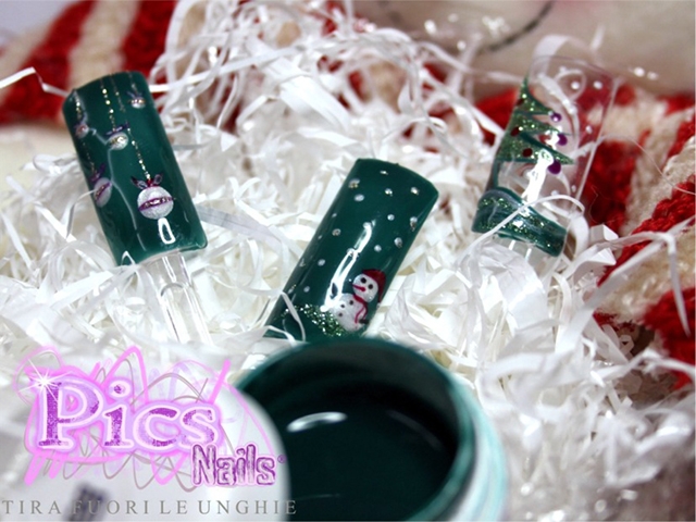 Nail Art Decorazione di Natale