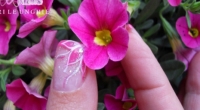 Nail_Art_Decoro_Unghie_Fiore_Rosa_Sposa