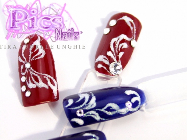 nail art gel sugar effect