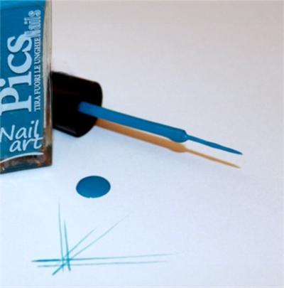 Nail Art Polish Pale-Blue 10