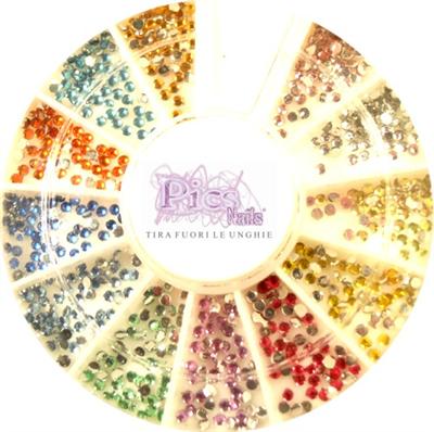 Nail Art Strass Round 1 mm