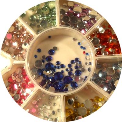 Nail Art Strass Round Mix