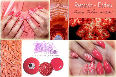 Nail Fashion Colors Spring Peach Echo